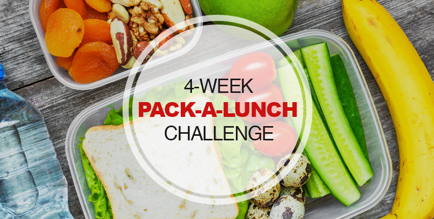 4 Week Pack a Lunch Challenge